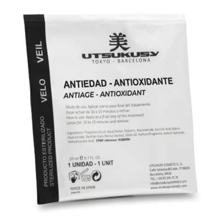 Mascarilla facial antiedad de vellón - Utsukusy Cosmetics