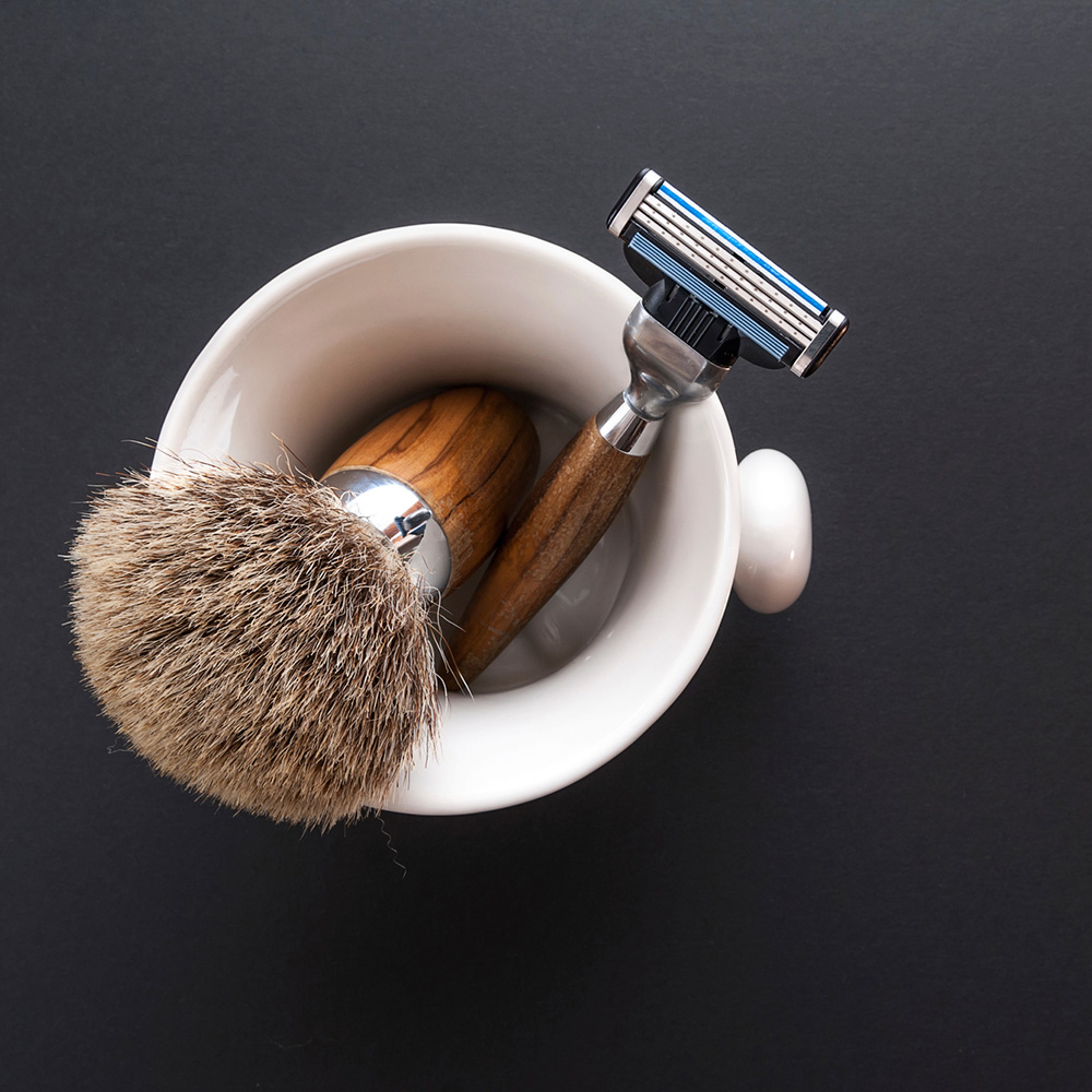 I WANT YOU NAKED - Rasierseife weiss mit Tonerde, Rosmarin & Zitrone