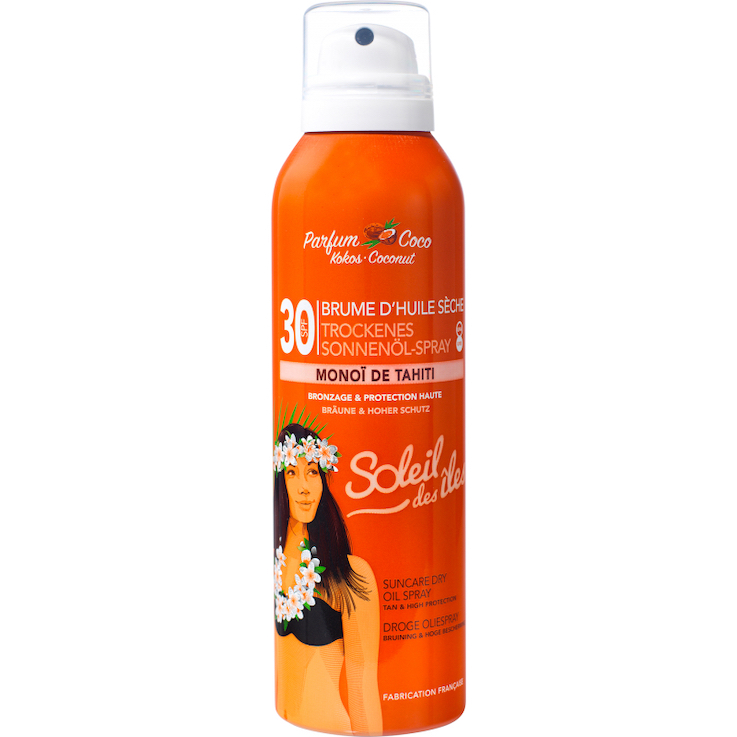 Bräunendes Sonnenöl mit LSF 30 - Sonnenschutz Spray, Bräunungsöl und Bräunungsbeschleuniger