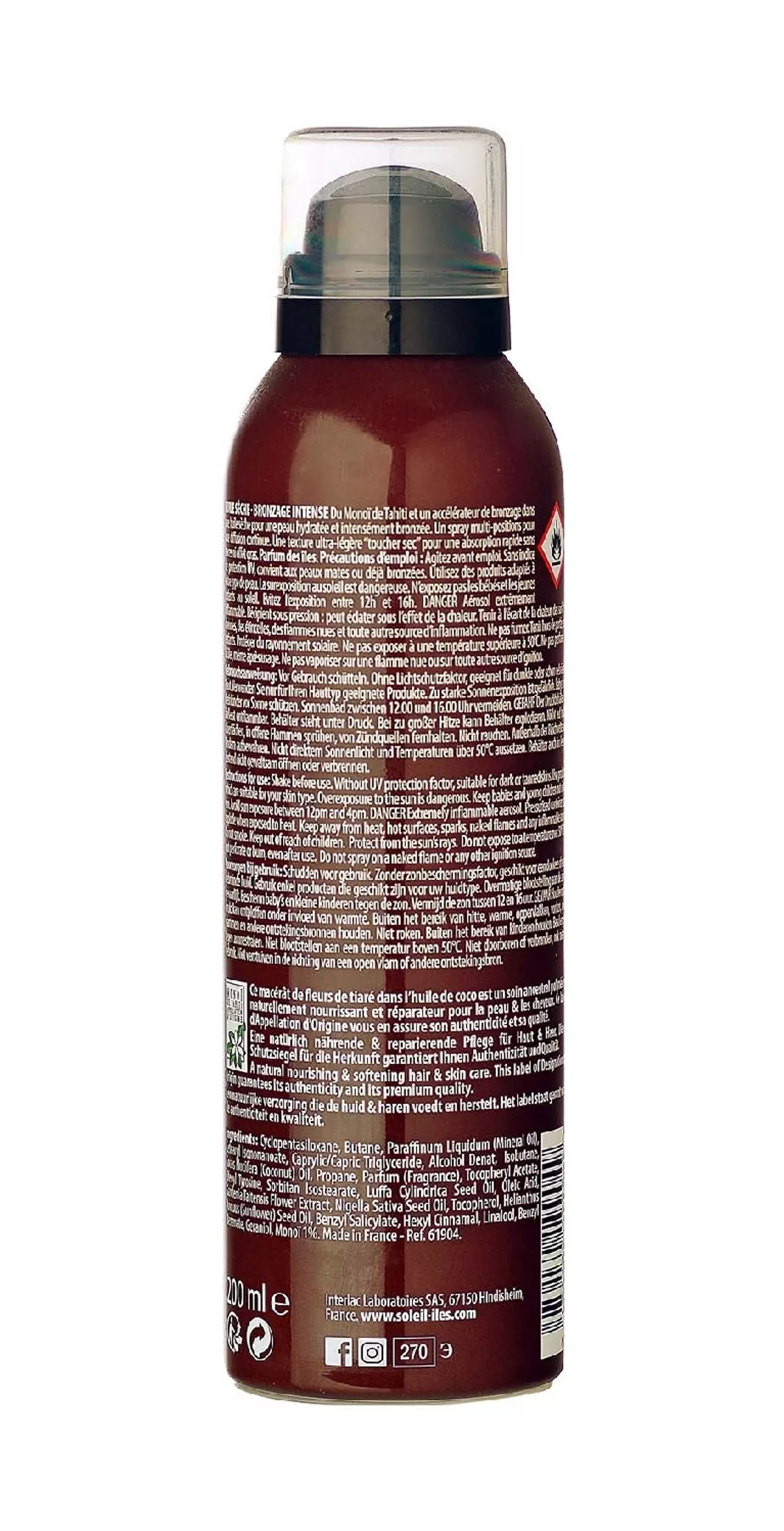 Bräunungsöl Soleil de Iles