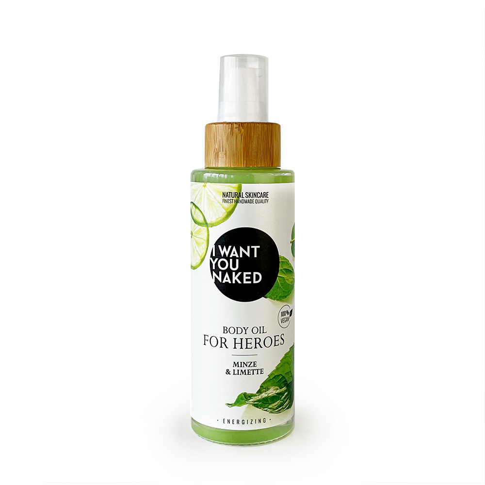 I want you naked - Body Oil for Heroes