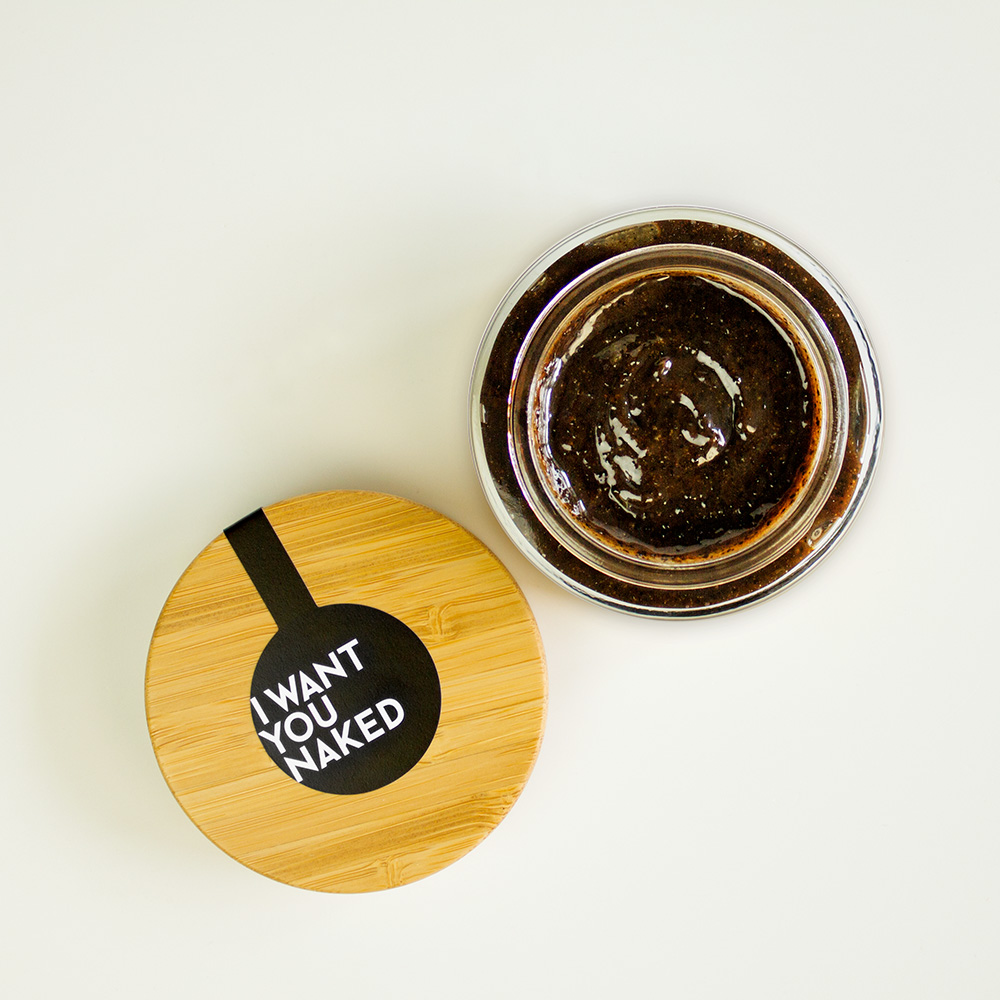 I WANT YOU NAKED - Gesichtspeeling Kaffee und Vitamin E