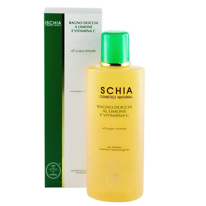 Duschgel mit Zitrone und Vitamin C  - Ischia Cosmetici - 200 ml Duschgel Zitrone und Vitamin C von Ischi Cosmetici Naturale
