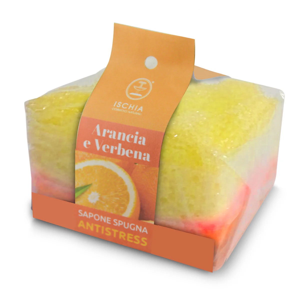 Schwammseife Orange und Eisenkraut  - Ischia le terme della bellezza - 75 g Ischia le terme Schwammseife Orange