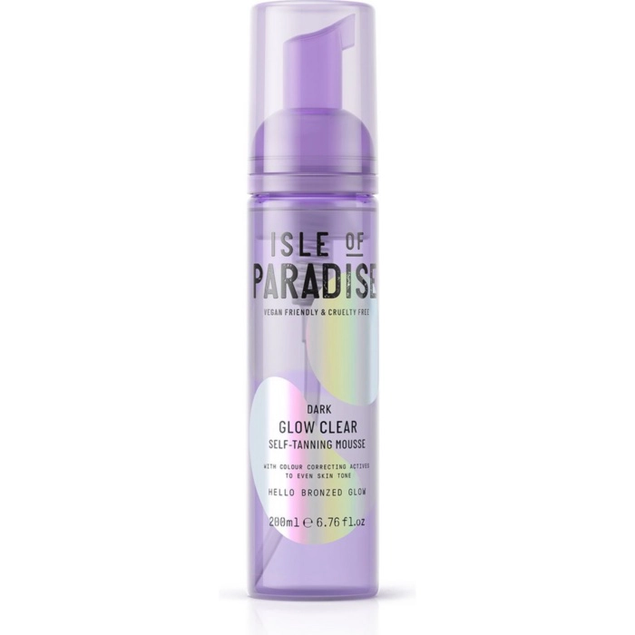Isle of Paradise Dark Glow Clear Self Tanning Mousse - 200 ml