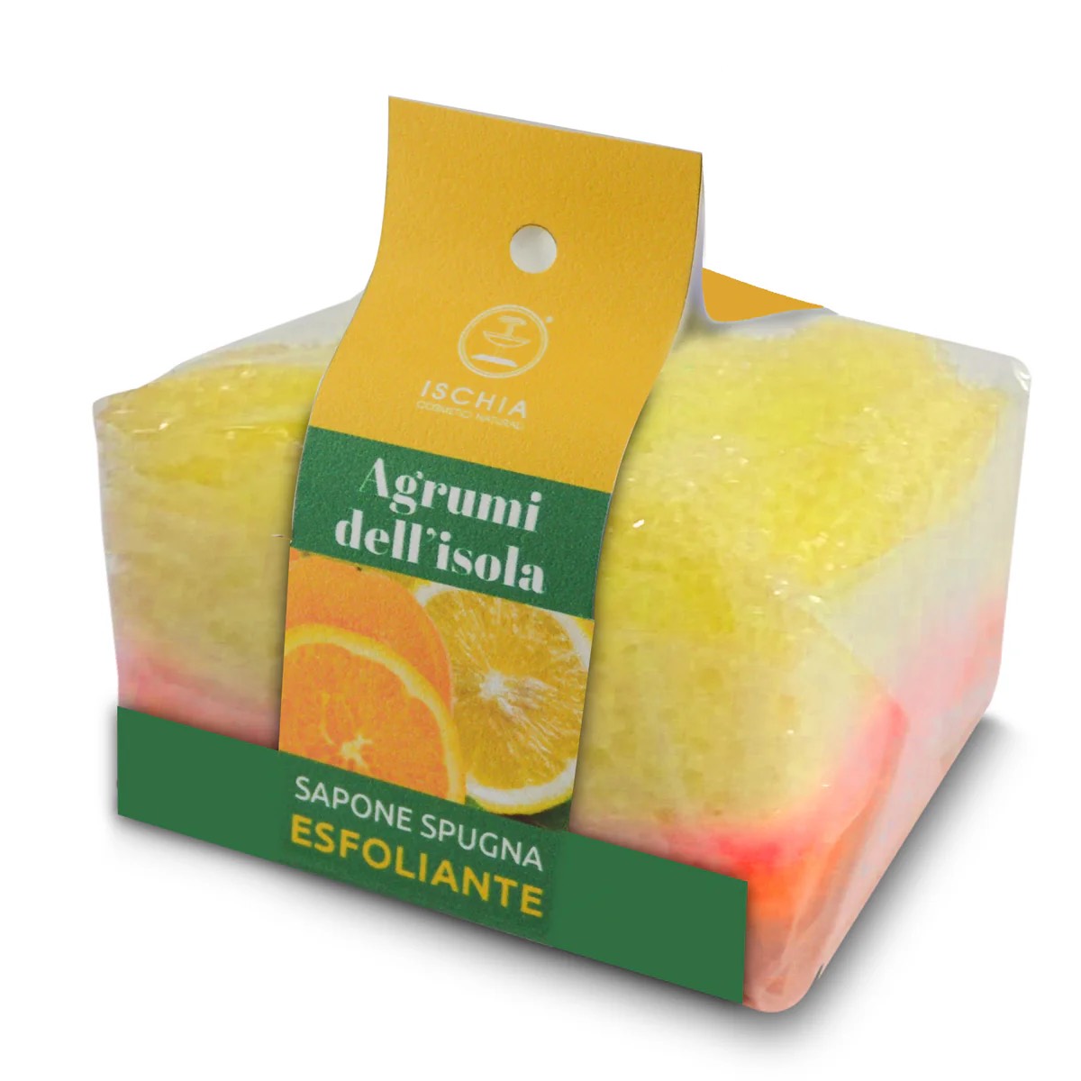 Schwammseife Island Citrus Peeling - Ischia le terme della bellezza - 75 g Ischia le terme  Schwammseife Zitrone