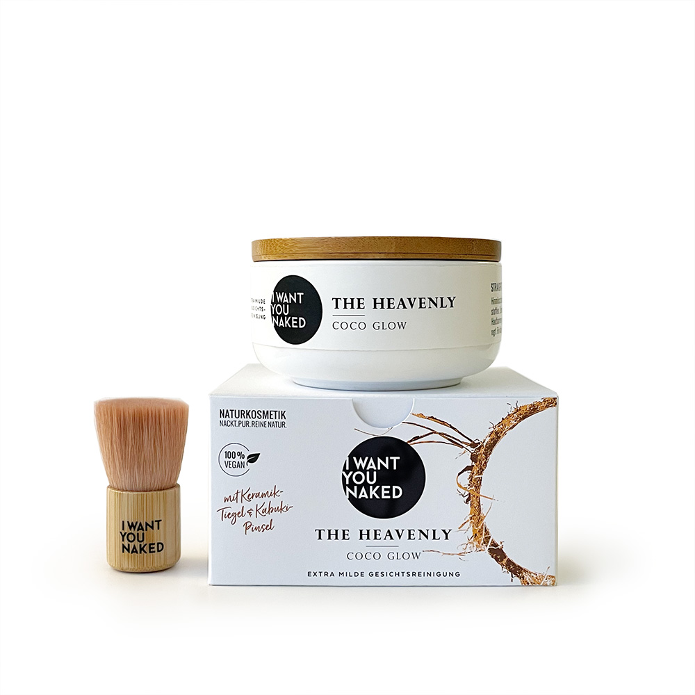 I WANT YOU NAKED - Coco Glow - The Heavenly - Gesichtsreinigungs Seife
