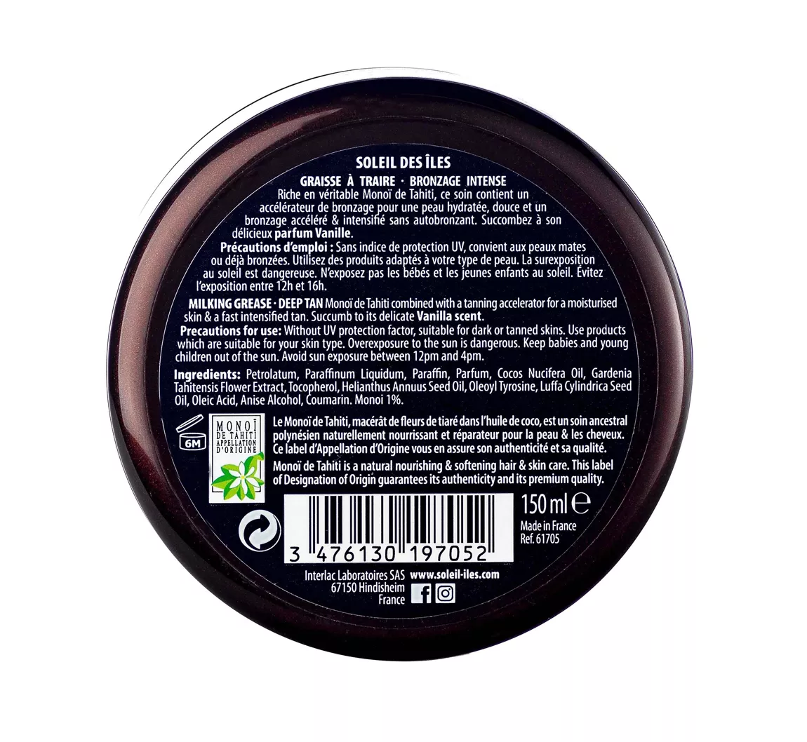 Melkfett Soleil de Iles LSF 0