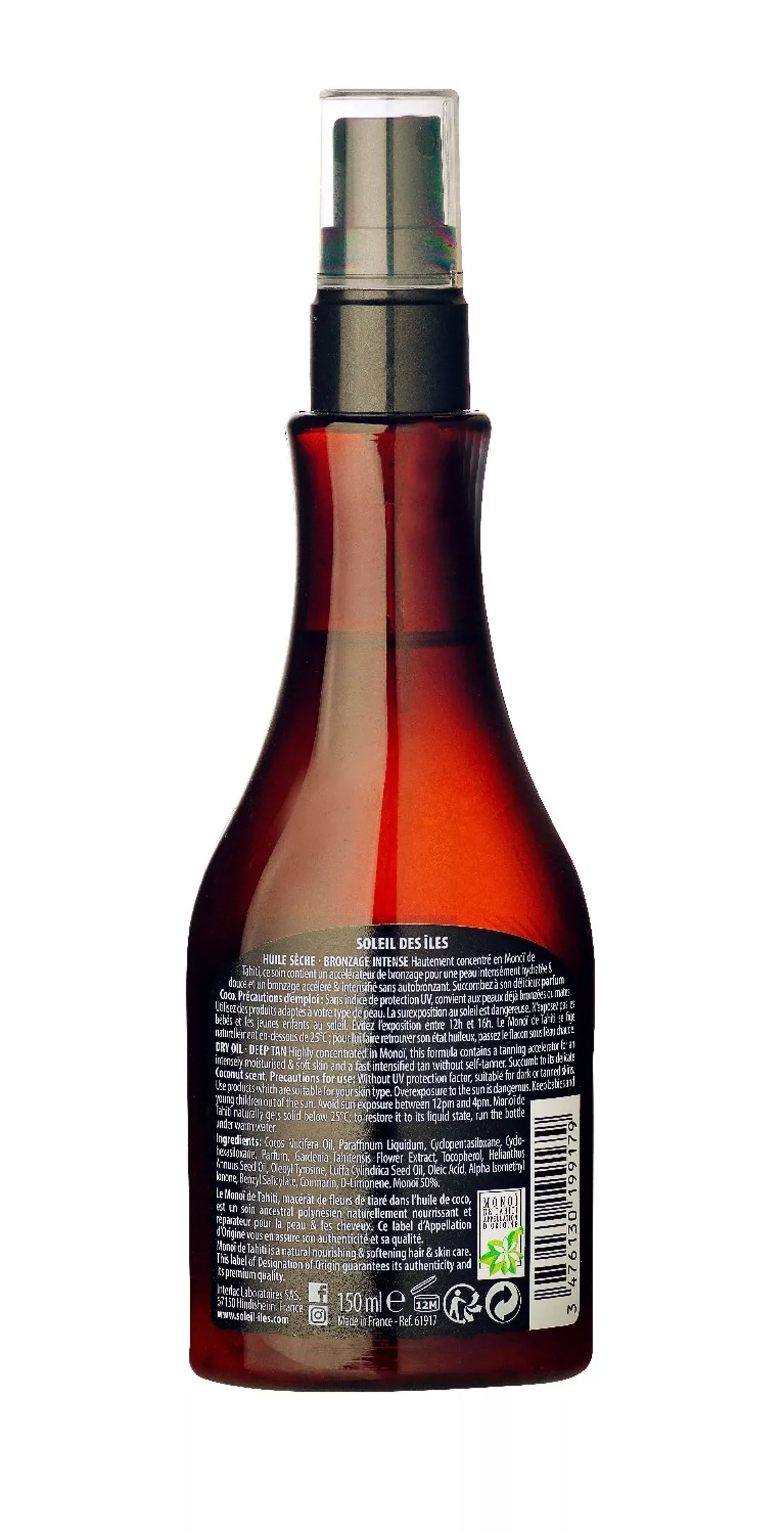 Soleil des îles Bräunungsöl LSF 0