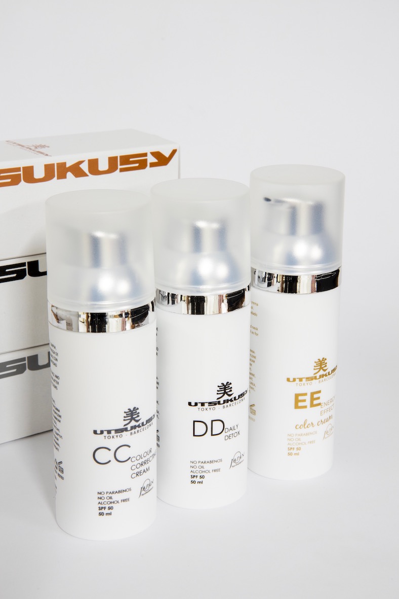 CC Cream, EE Cream und DD Cream - getönte Tagescreme von Utsukusy